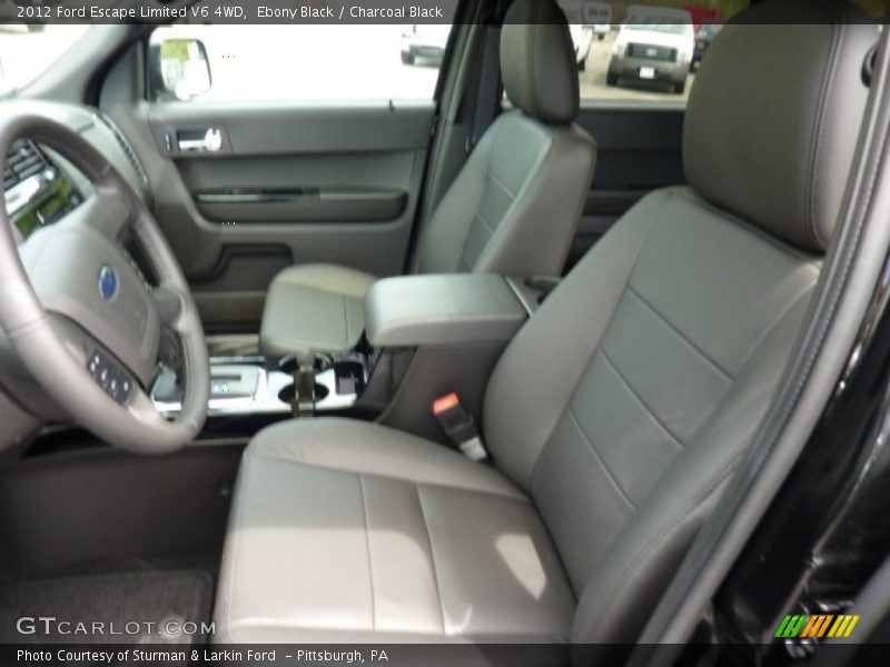  2012 Escape Limited V6 4WD Charcoal Black Interior
