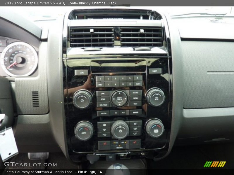 Controls of 2012 Escape Limited V6 4WD