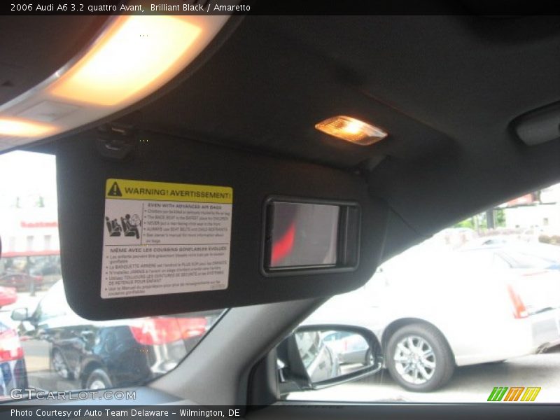 Brilliant Black / Amaretto 2006 Audi A6 3.2 quattro Avant