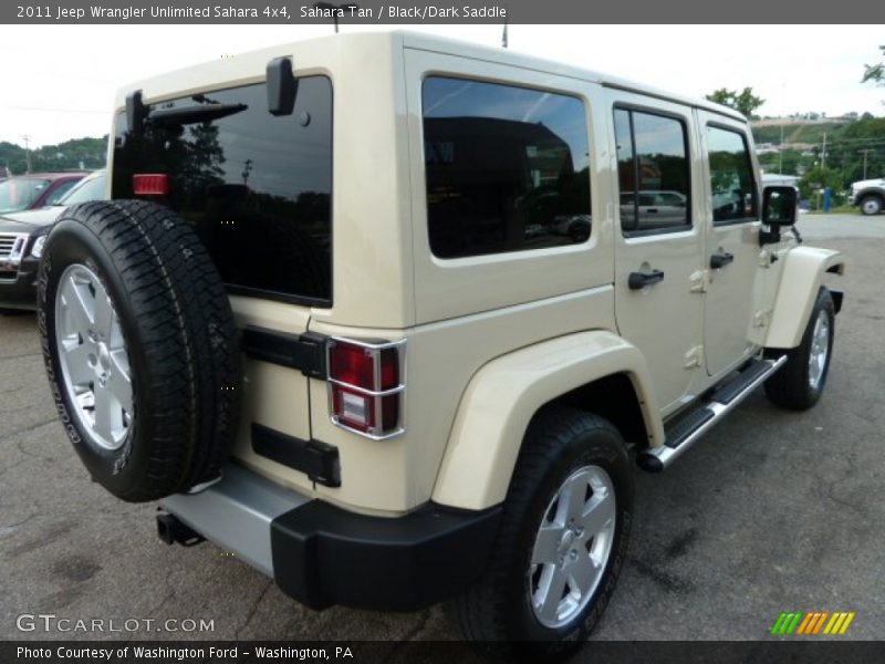 Sahara Tan / Black/Dark Saddle 2011 Jeep Wrangler Unlimited Sahara 4x4