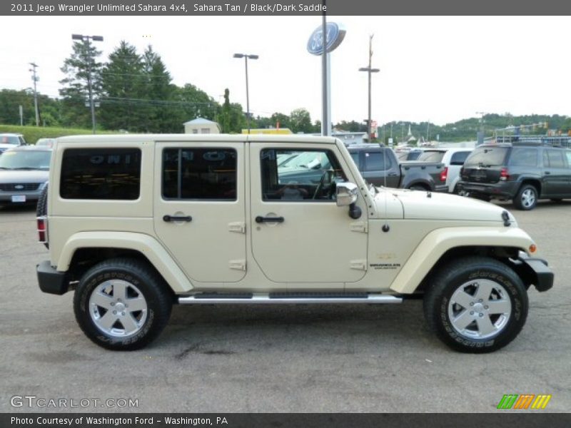 Sahara Tan / Black/Dark Saddle 2011 Jeep Wrangler Unlimited Sahara 4x4