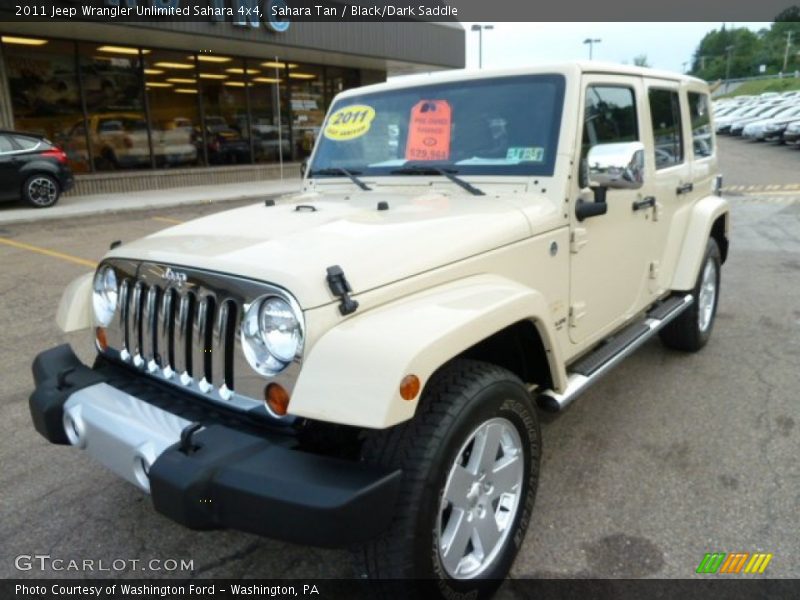 Sahara Tan / Black/Dark Saddle 2011 Jeep Wrangler Unlimited Sahara 4x4