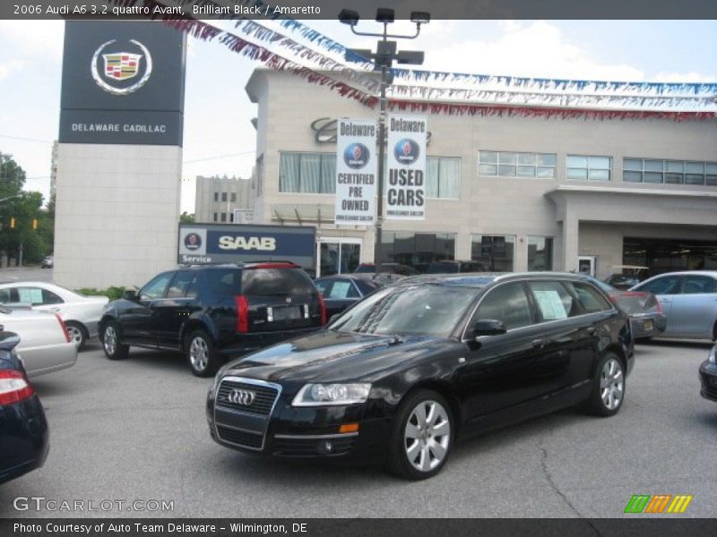 Brilliant Black / Amaretto 2006 Audi A6 3.2 quattro Avant