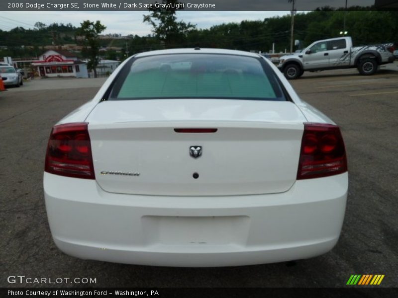 Stone White / Dark Slate Gray/Light Graystone 2006 Dodge Charger SE