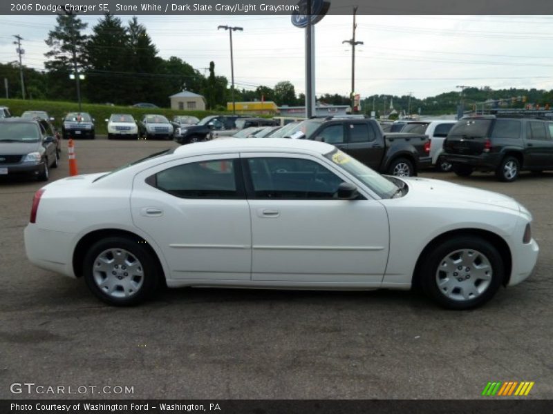 Stone White / Dark Slate Gray/Light Graystone 2006 Dodge Charger SE