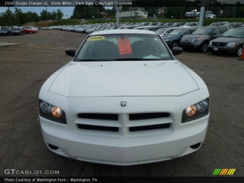 Stone White / Dark Slate Gray/Light Graystone 2006 Dodge Charger SE