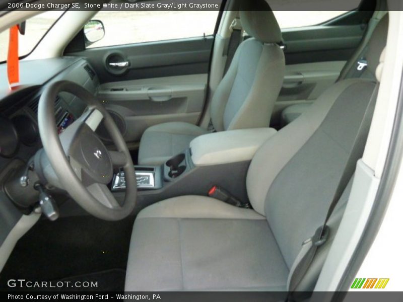 Stone White / Dark Slate Gray/Light Graystone 2006 Dodge Charger SE