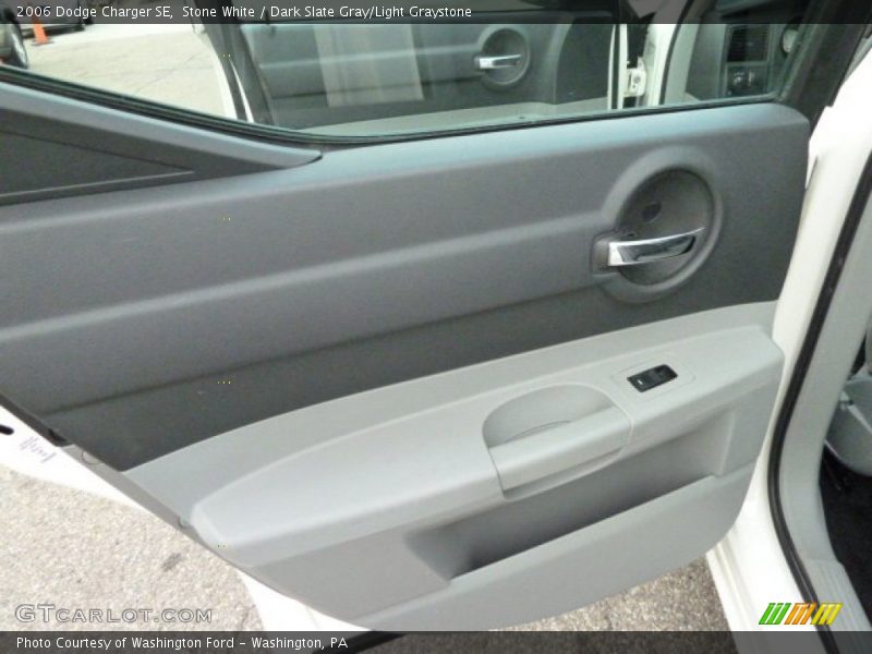 Stone White / Dark Slate Gray/Light Graystone 2006 Dodge Charger SE