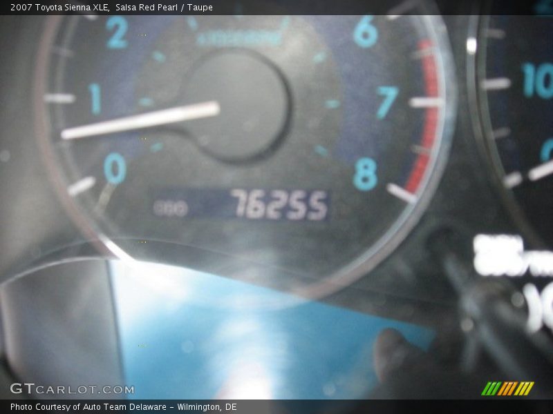 Salsa Red Pearl / Taupe 2007 Toyota Sienna XLE