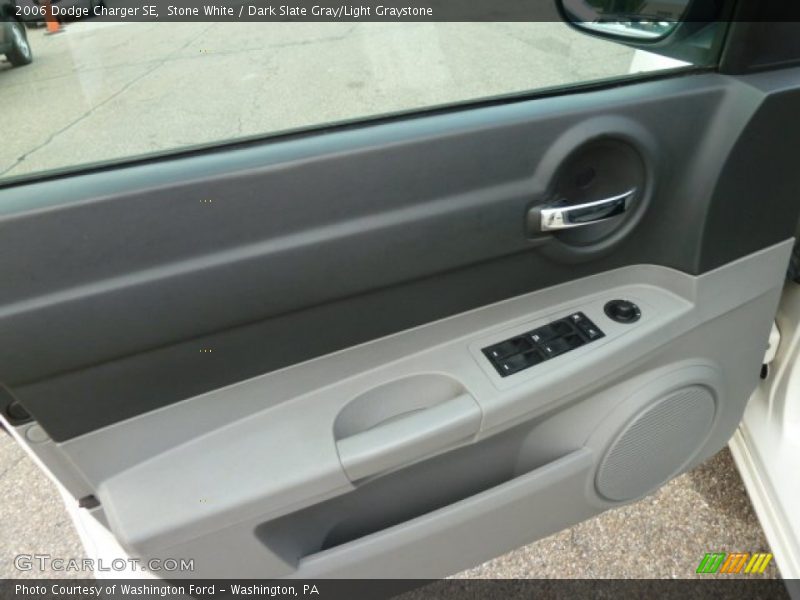 Stone White / Dark Slate Gray/Light Graystone 2006 Dodge Charger SE