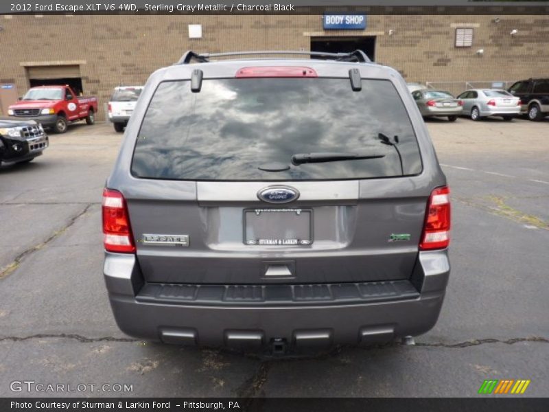 Sterling Gray Metallic / Charcoal Black 2012 Ford Escape XLT V6 4WD