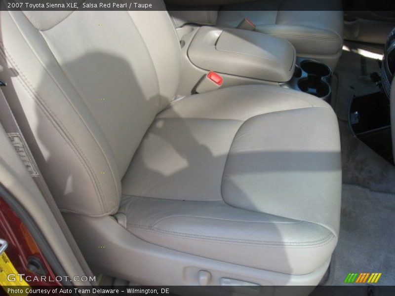 Salsa Red Pearl / Taupe 2007 Toyota Sienna XLE