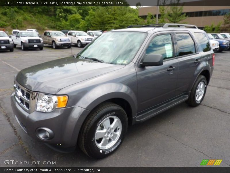 Sterling Gray Metallic / Charcoal Black 2012 Ford Escape XLT V6 4WD