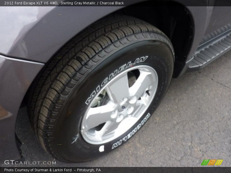 Sterling Gray Metallic / Charcoal Black 2012 Ford Escape XLT V6 4WD