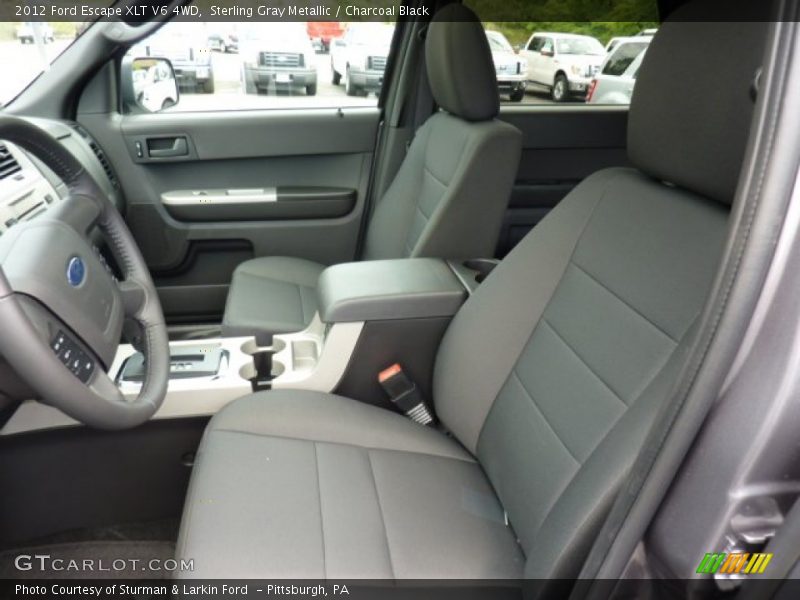 Sterling Gray Metallic / Charcoal Black 2012 Ford Escape XLT V6 4WD