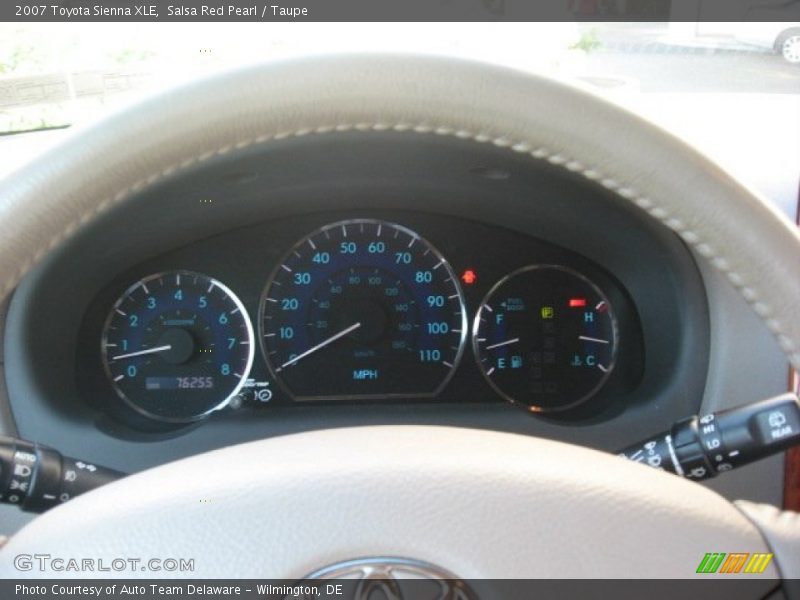 Salsa Red Pearl / Taupe 2007 Toyota Sienna XLE