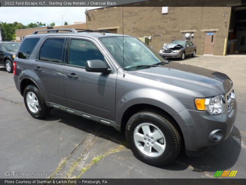 Sterling Gray Metallic / Charcoal Black 2012 Ford Escape XLT