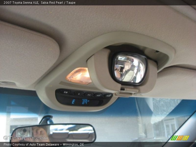 Salsa Red Pearl / Taupe 2007 Toyota Sienna XLE
