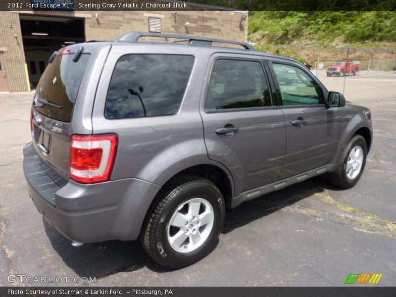 Sterling Gray Metallic / Charcoal Black 2012 Ford Escape XLT