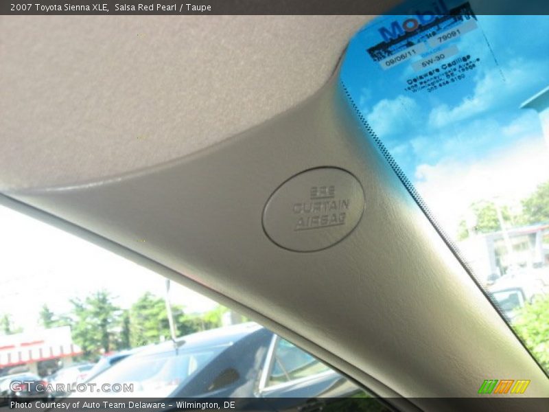 Salsa Red Pearl / Taupe 2007 Toyota Sienna XLE