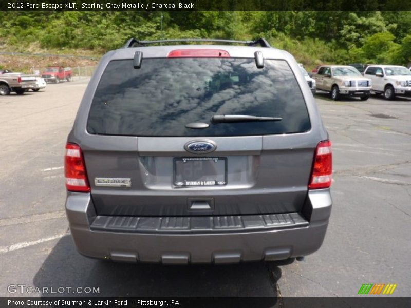 Sterling Gray Metallic / Charcoal Black 2012 Ford Escape XLT