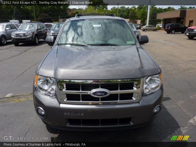 Sterling Gray Metallic / Charcoal Black 2012 Ford Escape XLT