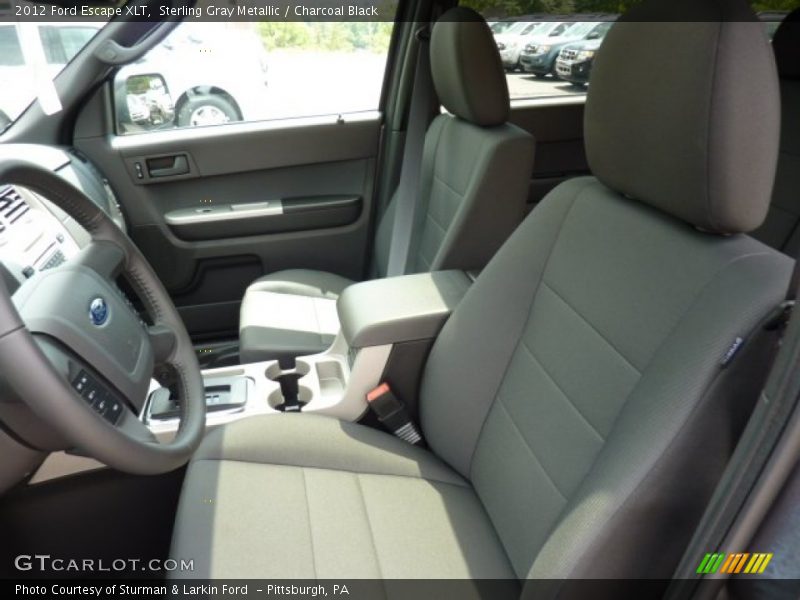Sterling Gray Metallic / Charcoal Black 2012 Ford Escape XLT