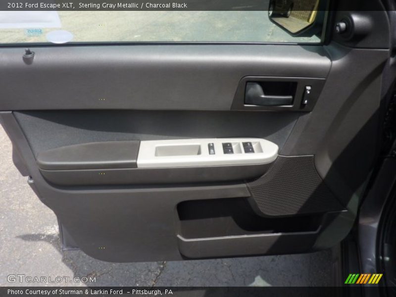 Sterling Gray Metallic / Charcoal Black 2012 Ford Escape XLT