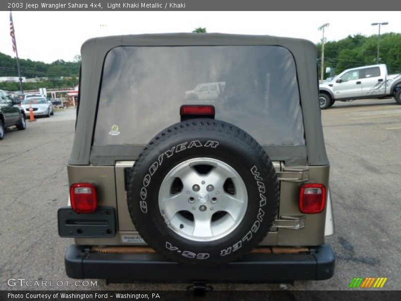 Light Khaki Metallic / Khaki 2003 Jeep Wrangler Sahara 4x4
