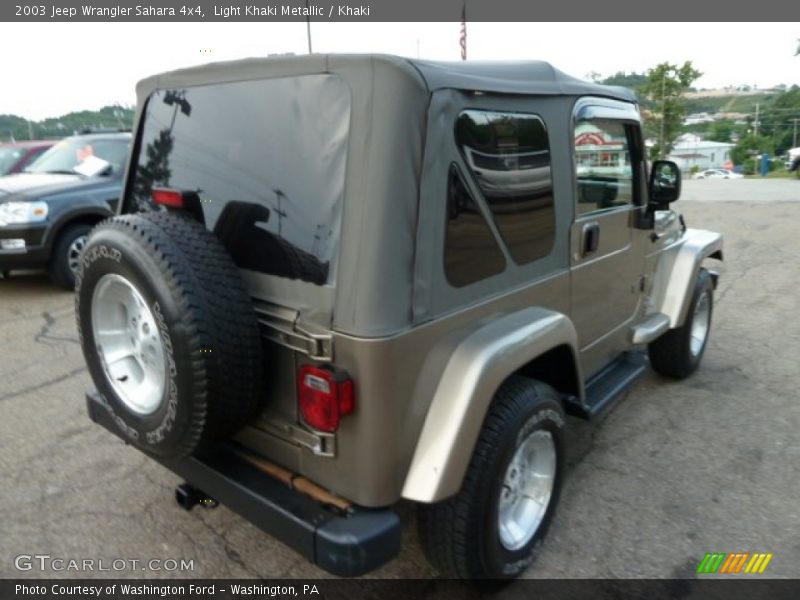 Light Khaki Metallic / Khaki 2003 Jeep Wrangler Sahara 4x4