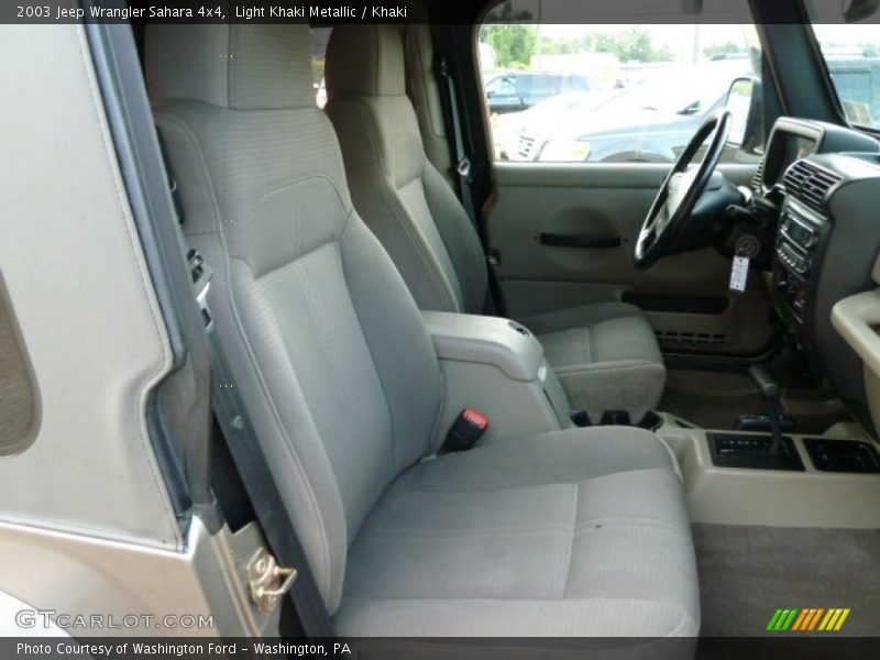 Light Khaki Metallic / Khaki 2003 Jeep Wrangler Sahara 4x4