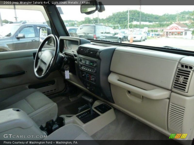 Light Khaki Metallic / Khaki 2003 Jeep Wrangler Sahara 4x4