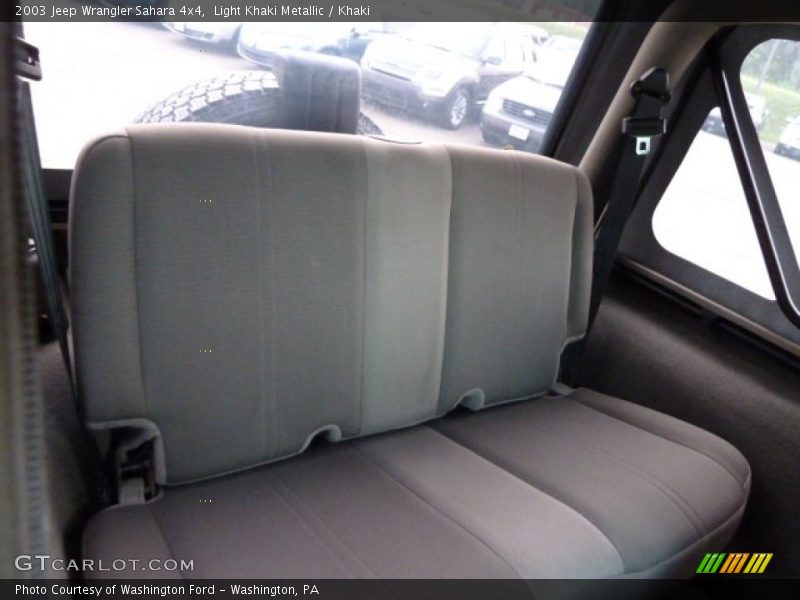Light Khaki Metallic / Khaki 2003 Jeep Wrangler Sahara 4x4