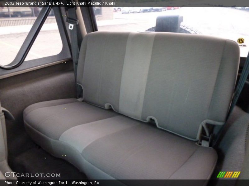 Light Khaki Metallic / Khaki 2003 Jeep Wrangler Sahara 4x4