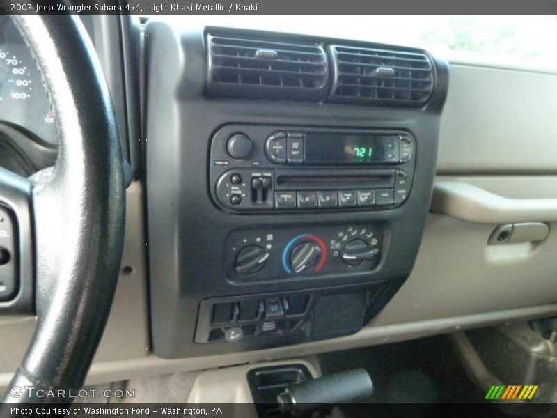 Light Khaki Metallic / Khaki 2003 Jeep Wrangler Sahara 4x4