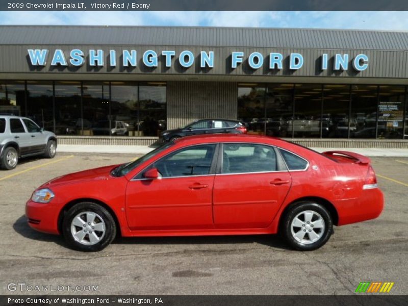 Victory Red / Ebony 2009 Chevrolet Impala LT