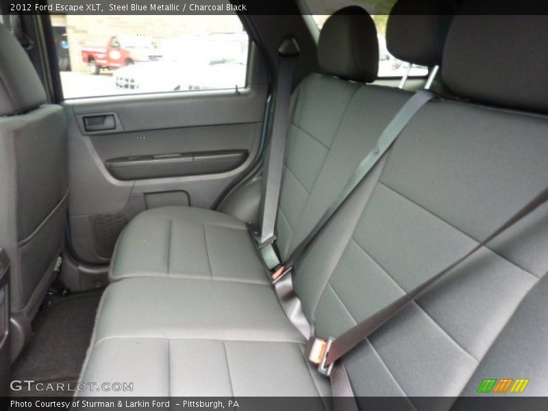 Steel Blue Metallic / Charcoal Black 2012 Ford Escape XLT