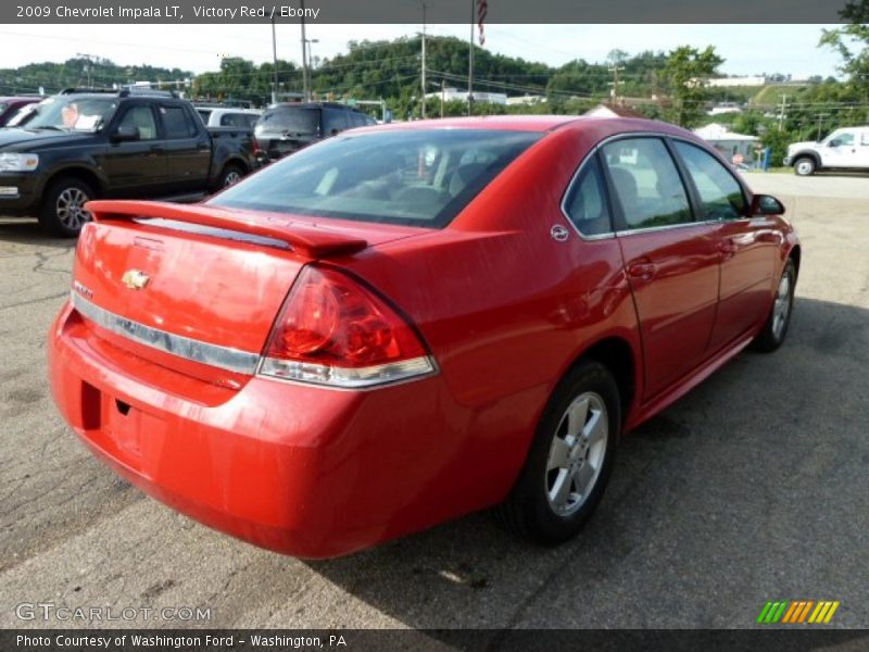 Victory Red / Ebony 2009 Chevrolet Impala LT