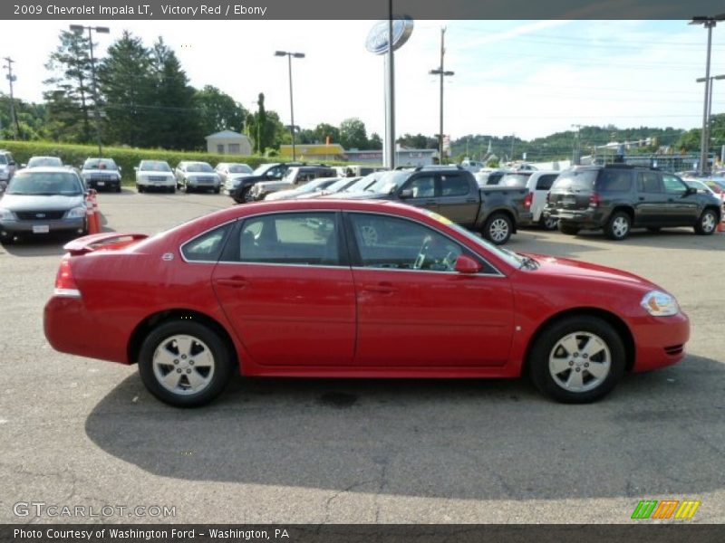 Victory Red / Ebony 2009 Chevrolet Impala LT