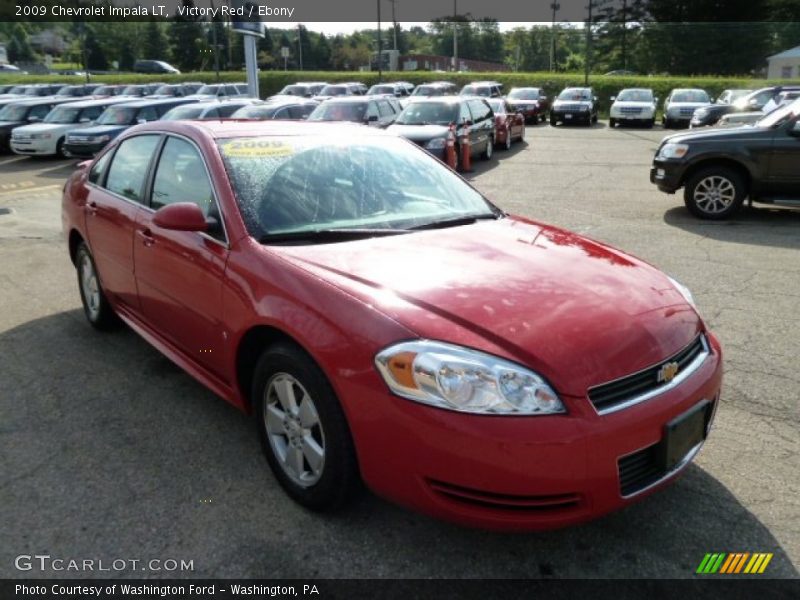 Victory Red / Ebony 2009 Chevrolet Impala LT