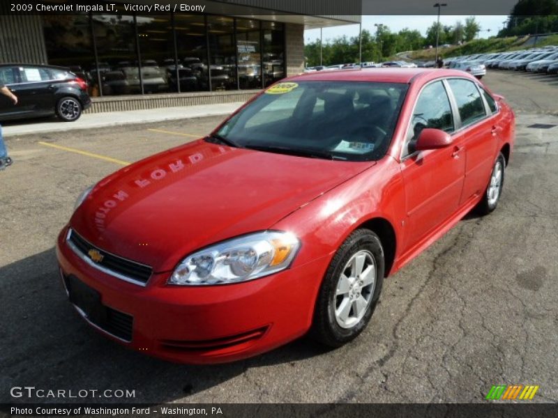 Victory Red / Ebony 2009 Chevrolet Impala LT
