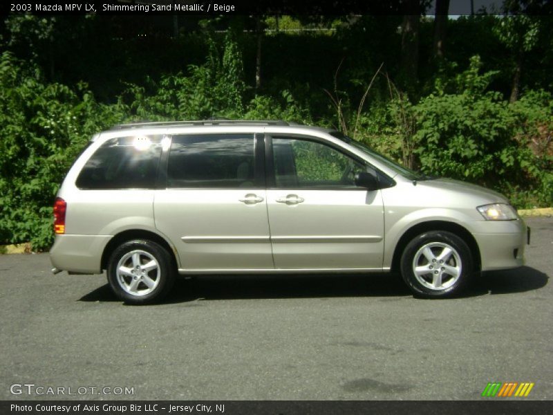 Shimmering Sand Metallic / Beige 2003 Mazda MPV LX