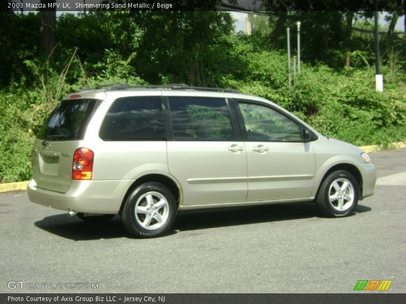 Shimmering Sand Metallic / Beige 2003 Mazda MPV LX