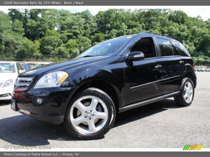 Black / Black 2008 Mercedes-Benz ML 350 4Matic