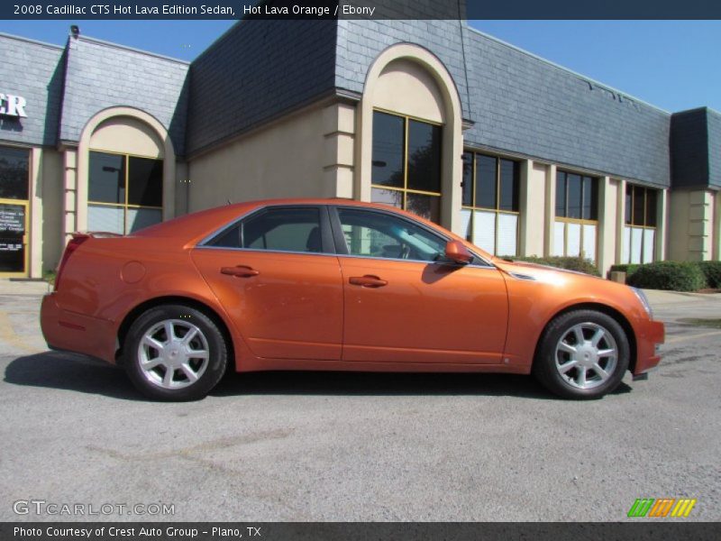 Hot Lava Orange / Ebony 2008 Cadillac CTS Hot Lava Edition Sedan
