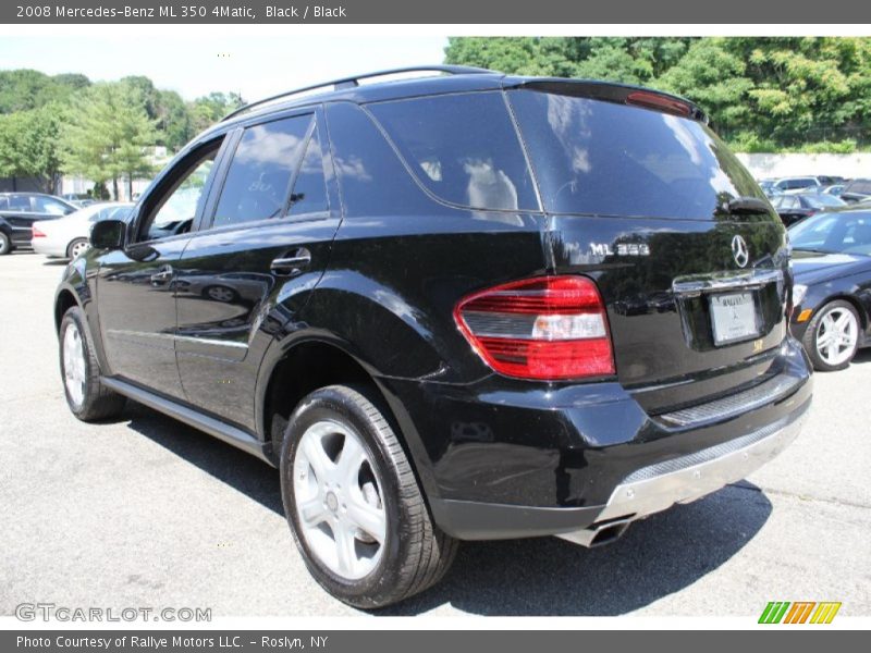Black / Black 2008 Mercedes-Benz ML 350 4Matic