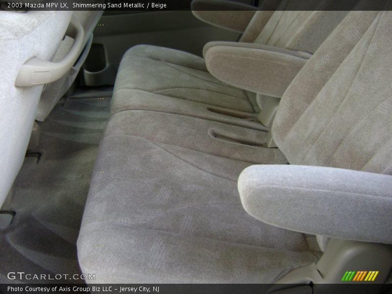 Shimmering Sand Metallic / Beige 2003 Mazda MPV LX