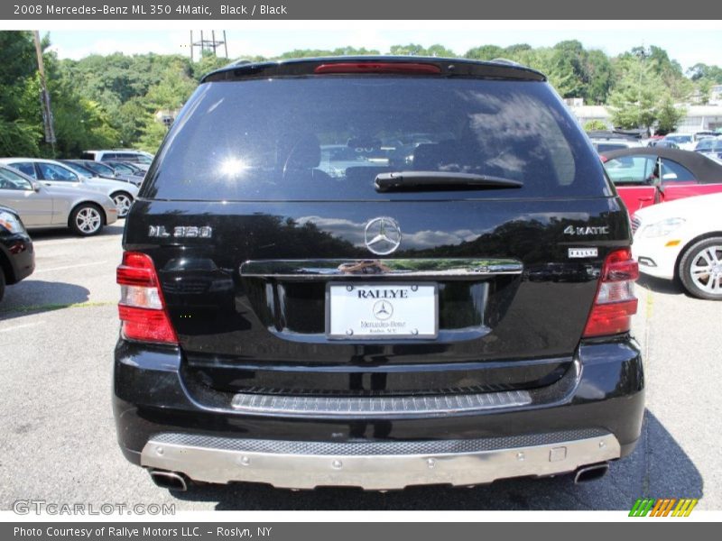 Black / Black 2008 Mercedes-Benz ML 350 4Matic