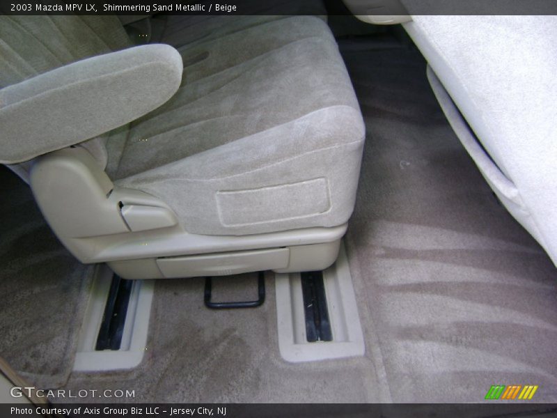 Shimmering Sand Metallic / Beige 2003 Mazda MPV LX