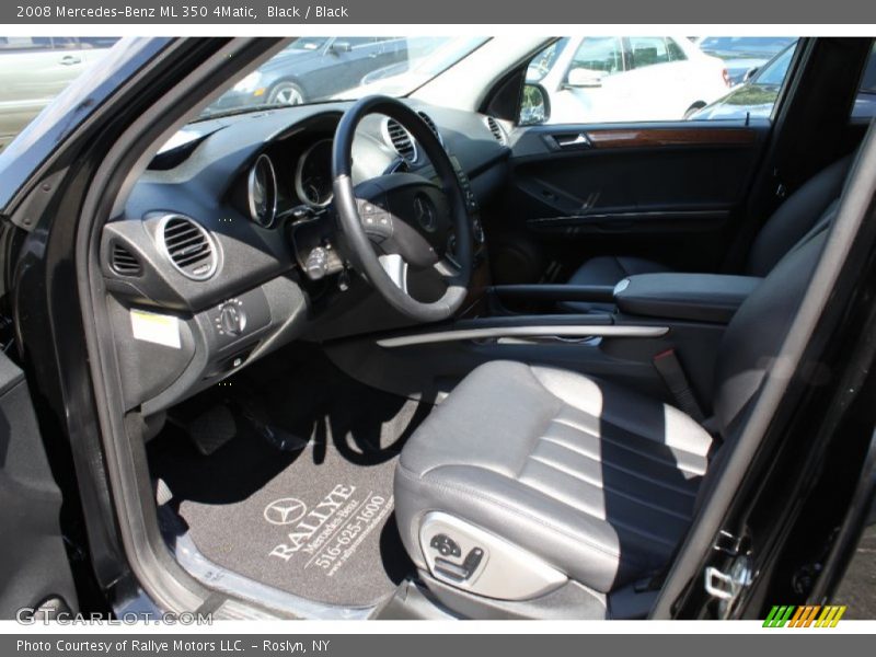 Black / Black 2008 Mercedes-Benz ML 350 4Matic